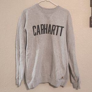 Grey Carharrt Sweatshirt Mens Size Small